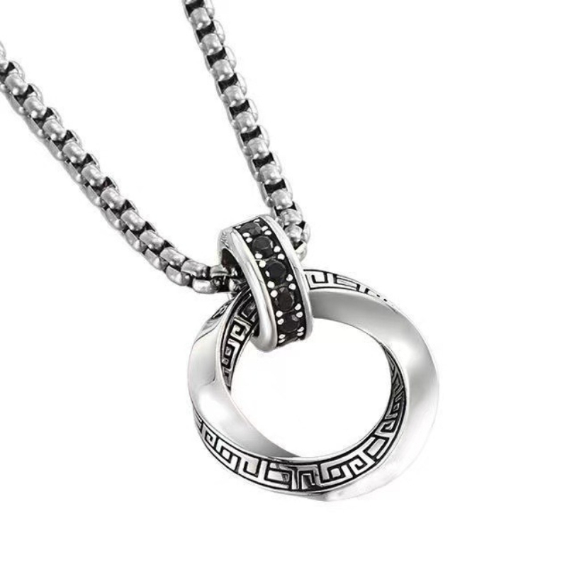 925 Sterling Silver Chain Necklace Men - 925 スターリングシルバーネックレスペンダントヒップホップヴィンテージ男性女性ファッション鎖骨チェーンネックレスウェディングパーティージュエリーギフト