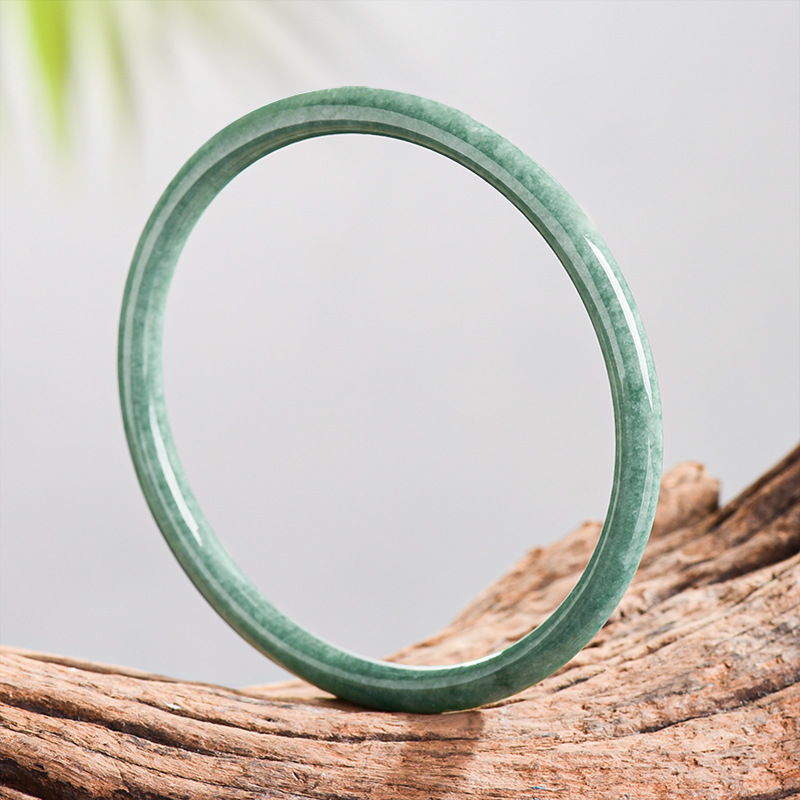 Bracelets - 天然ビルマ翡翠ブレスレットバングル 本翡翠 デザイナーアクセサリー 彫刻された宝石のお守り ファッション ヴィンテージ