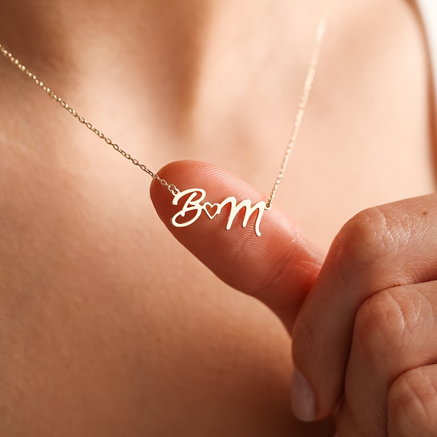 Custom Name Necklace Stainless Steel - カスタムネームネックレス女性のための防水ステンレス鋼パーソナライズされたネックレスカスタマイズされた Nameplete チャームジュエリー首輪ファム