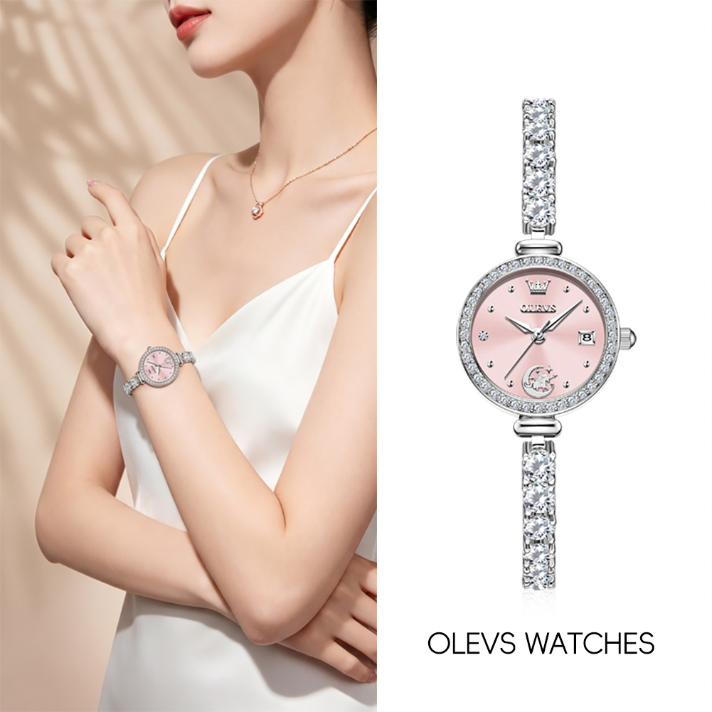 Watch Accessories - OLEVS 2998 ブランドオリジナル正規品 レディース腕時計 ギフトボックス ブレスレット