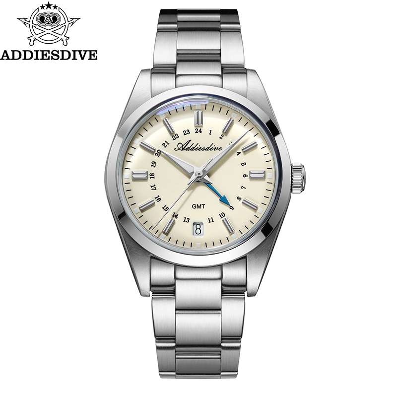 Watch Accessories - ADDIESDIVE ホットブランド 36 ミリメートル高級 GMT 腕時計ギフト男性