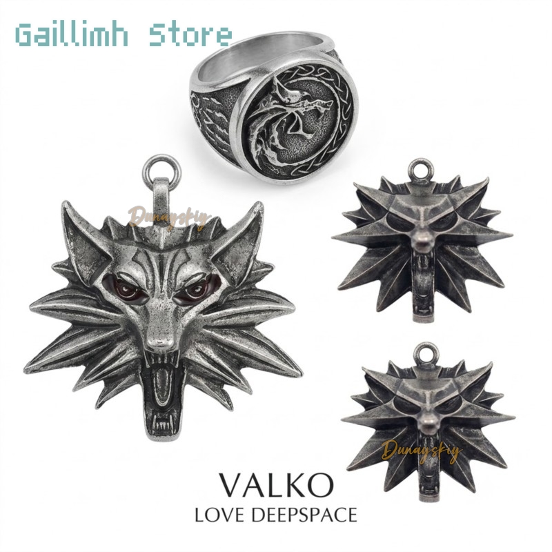 Anime Pendant Necklace - ギフト ロールプレイ ペンダント ウルフゲーム ラブアンドディープスペース ヴァルコ