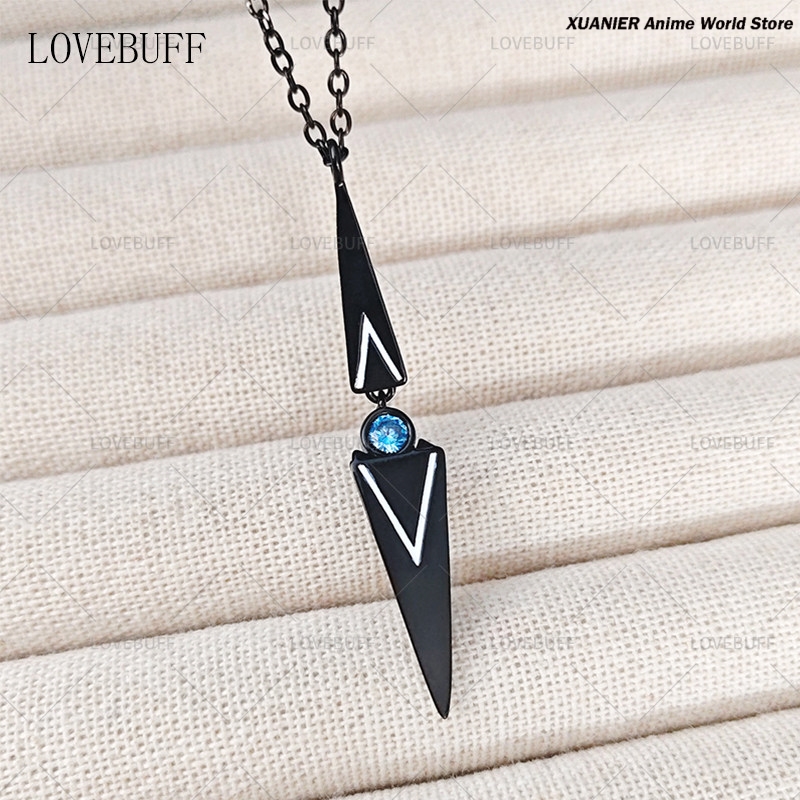 Anime Pendant Necklace - シャロームパストゥノーウェアネックレステーマアニメファッション誕生日ギフトペンダントチェーンネックチョーカーコスプレゲーム装飾小道具