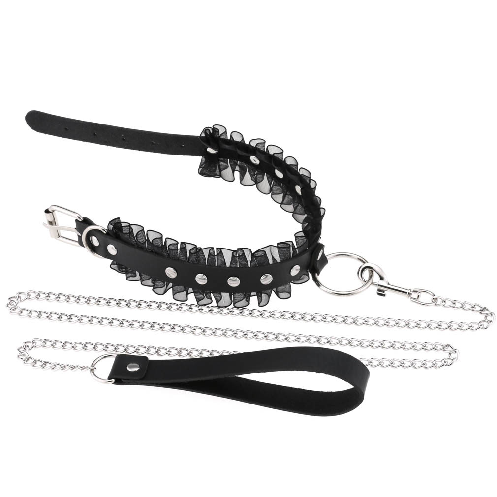 男性と女性のためのセクシーなレースのネックレス,パンクと金属 - Goth Punk Spike Choker のレビューと価格