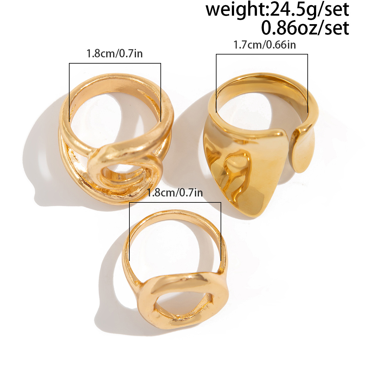 Diezi-男性と女性のための中空の幾何学的なリング、ナック - Vintage Punk Knuckle Rings Set のレビューと価格
