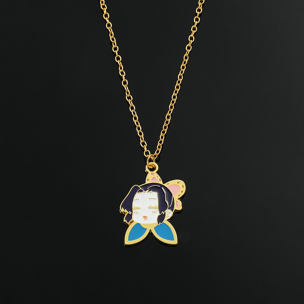 かわいいアニメキャラクターのエナメルネックレス、ファッション - Anime Pendant Necklace のレビューと価格