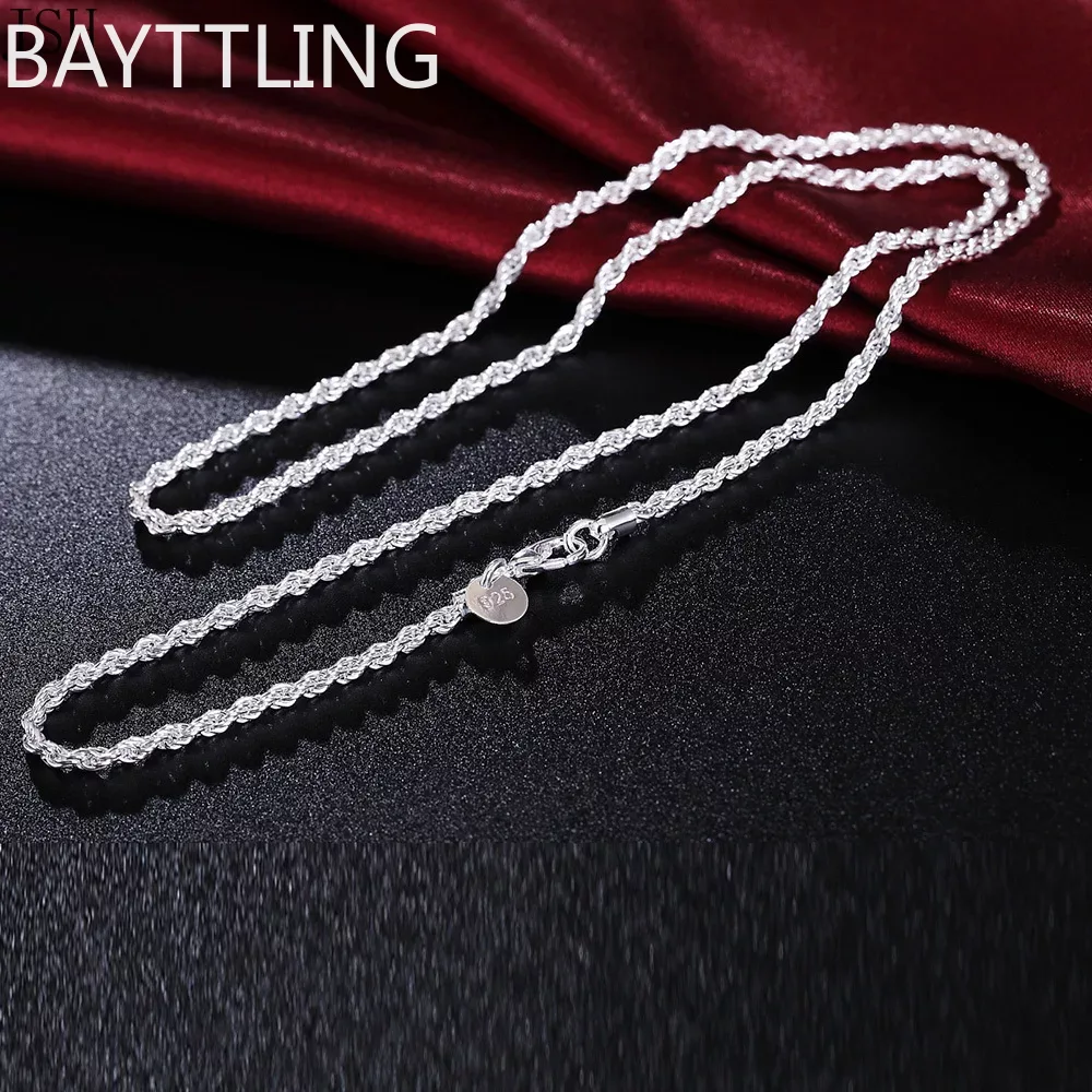 40-60 センチメートル卸売 925 スターリングシルバー - 925 Sterling Silver Chain Necklace Men のレビューと価格