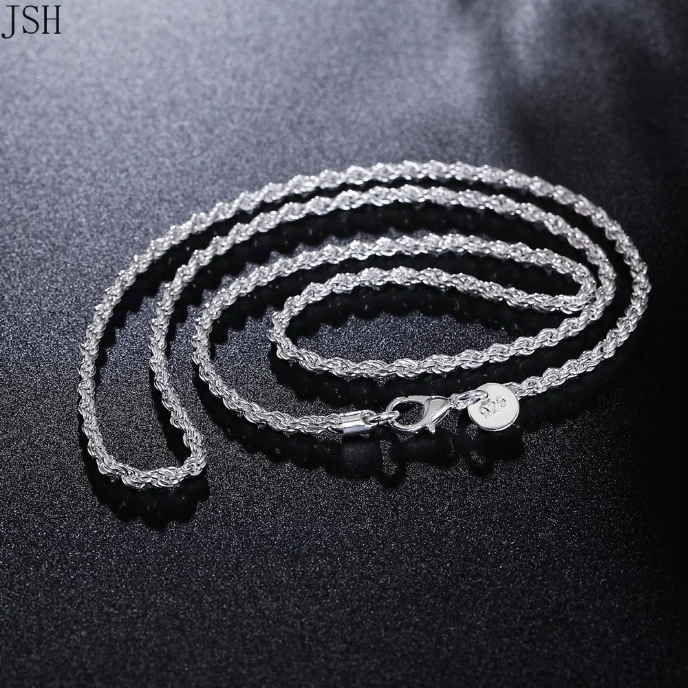 40-60 センチメートル卸売 925 スターリングシルバー - 925 Sterling Silver Chain Necklace Men のレビューと価格
