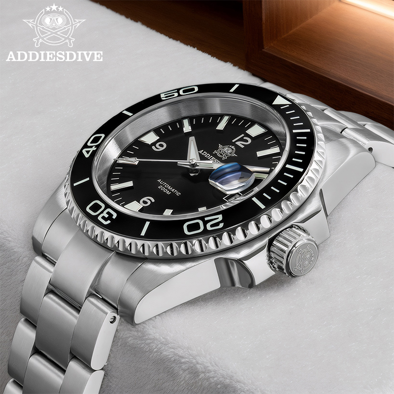 ADDIESDIVE 新しいダイビングギフト腕時計メンズ 8 - Watch Accessories のレビューと価格