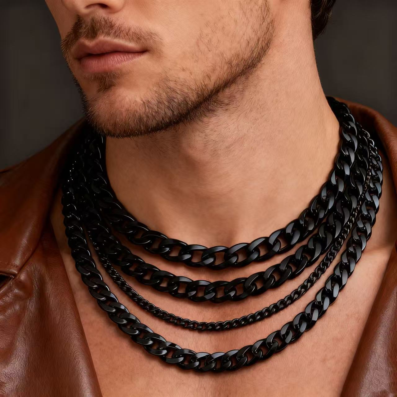 HNSP 3-12MM ステンレス鋼キューバリンクチェーンネ - Cuban Link Chain 12Mm のレビューと価格