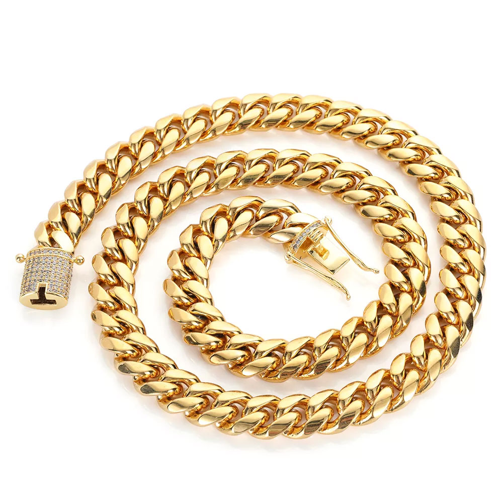 6-12mm ヒップホップ キューバンチェーン アイスクラス - Cuban Link Chain 12Mm のレビューと価格