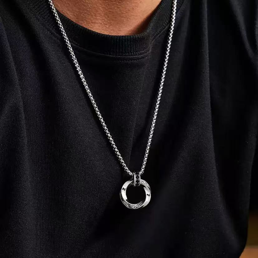 925 スターリングシルバーネックレスペンダントヒップホップ - 925 Sterling Silver Chain Necklace Men のレビューと価格