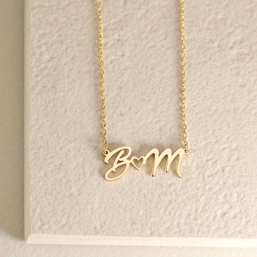 カスタムネームネックレス女性のための防水ステンレス鋼パーソナ - Custom Name Necklace Stainless Steel のレビューと価格