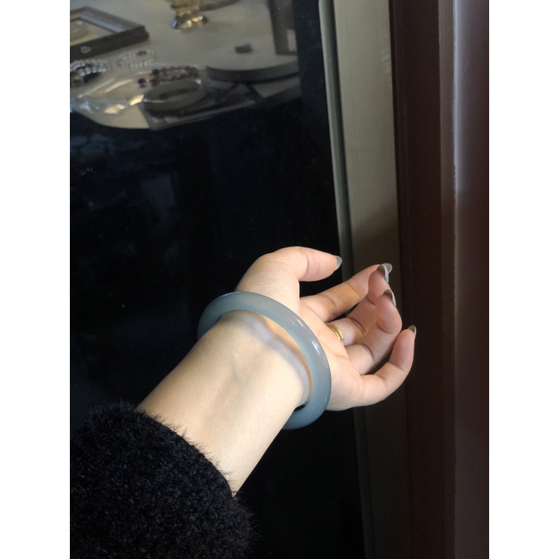 若者向けの細いブレスレット、天然の氷のような透明感のあるジェ - Bracelets のレビューと価格