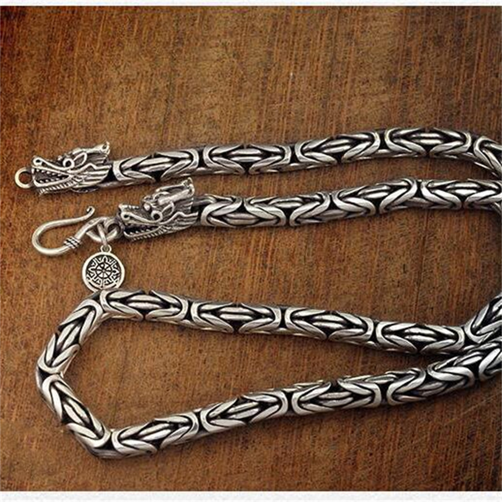 OUYADI メンズ 925 スターリングシルバー ヴィンテ - 925 Sterling Silver Chain Necklace Men のレビューと価格