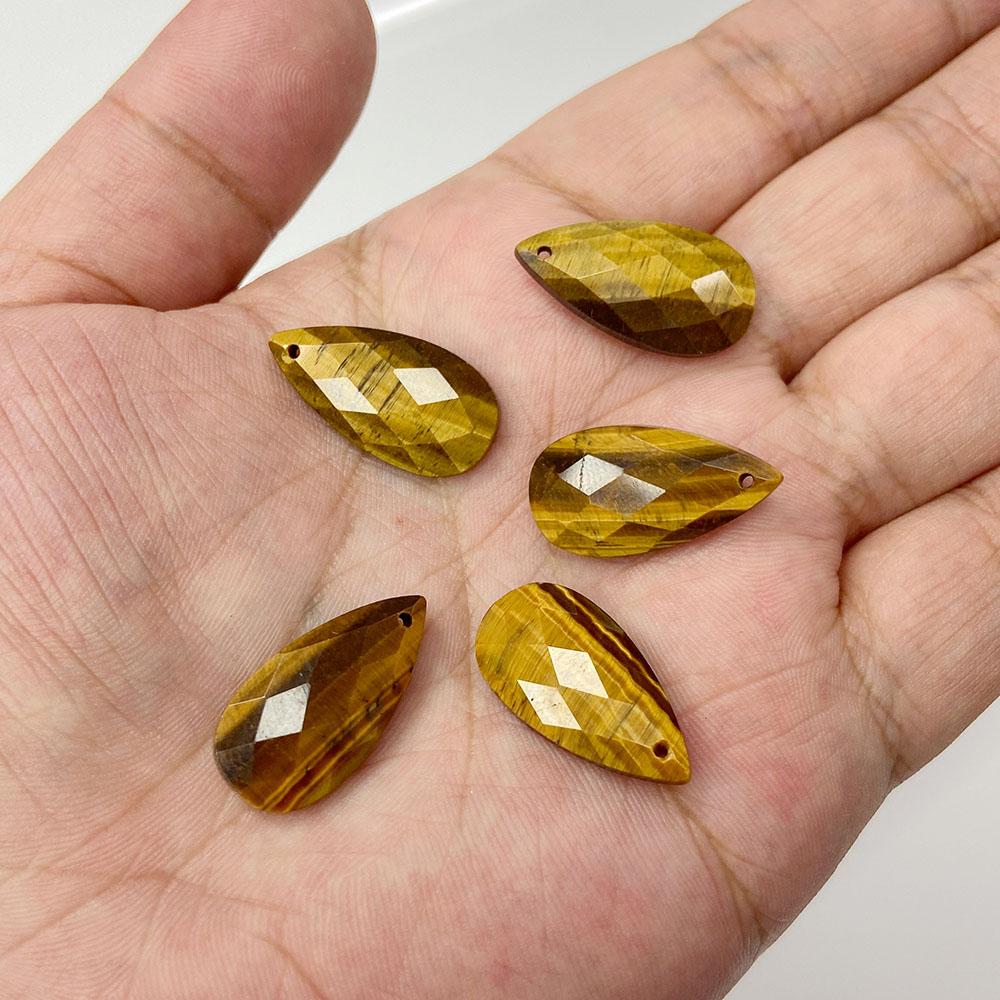 水滴の形をしたペンダント,ジュエリー作り用,長い天然石,タイ - Crystal Pendant Necklace Natural Stone のレビューと価格
