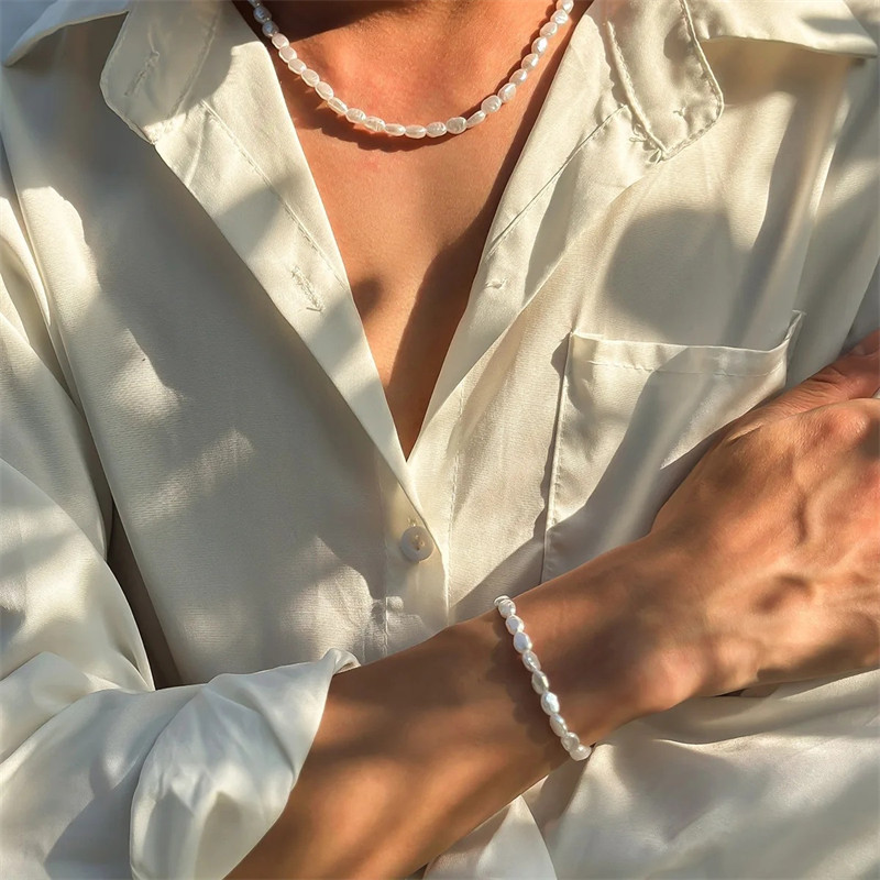 ファッションシンプルな模造パールチョーカーネックレス女性のた - Pearl Choker Necklace Vintage のレビューと価格