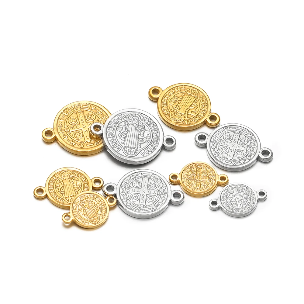 ジュエリー作りのためのジェサスクロスチャーム,ステンレス鋼, - Cross Pendant Necklace Gold のレビューと価格