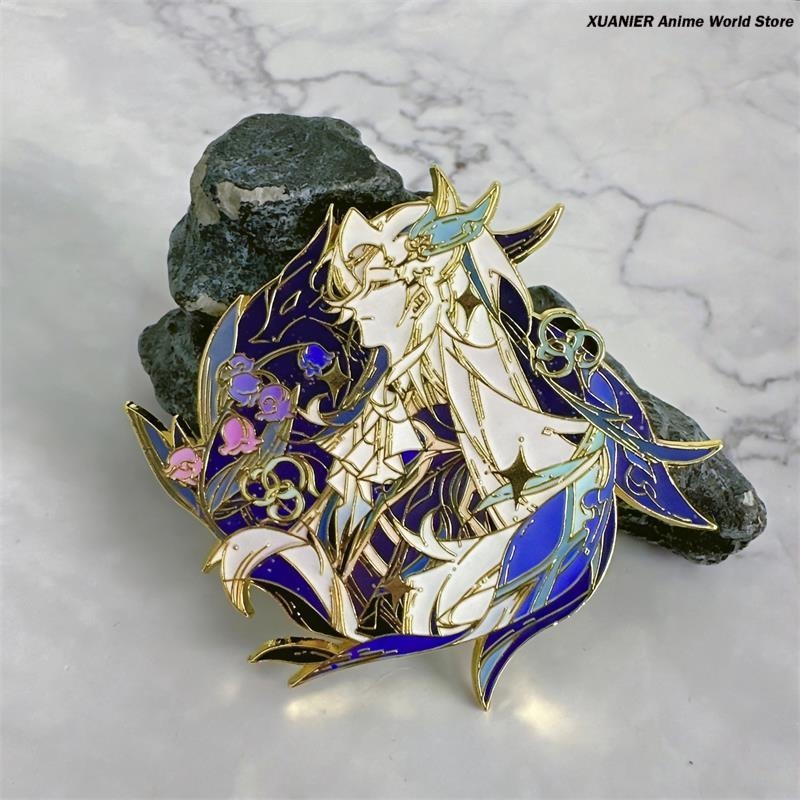 アニメヌーヴィレット金属バッジ原神インパクトブローチピンネッ - Anime Pendant Necklace のレビューと価格