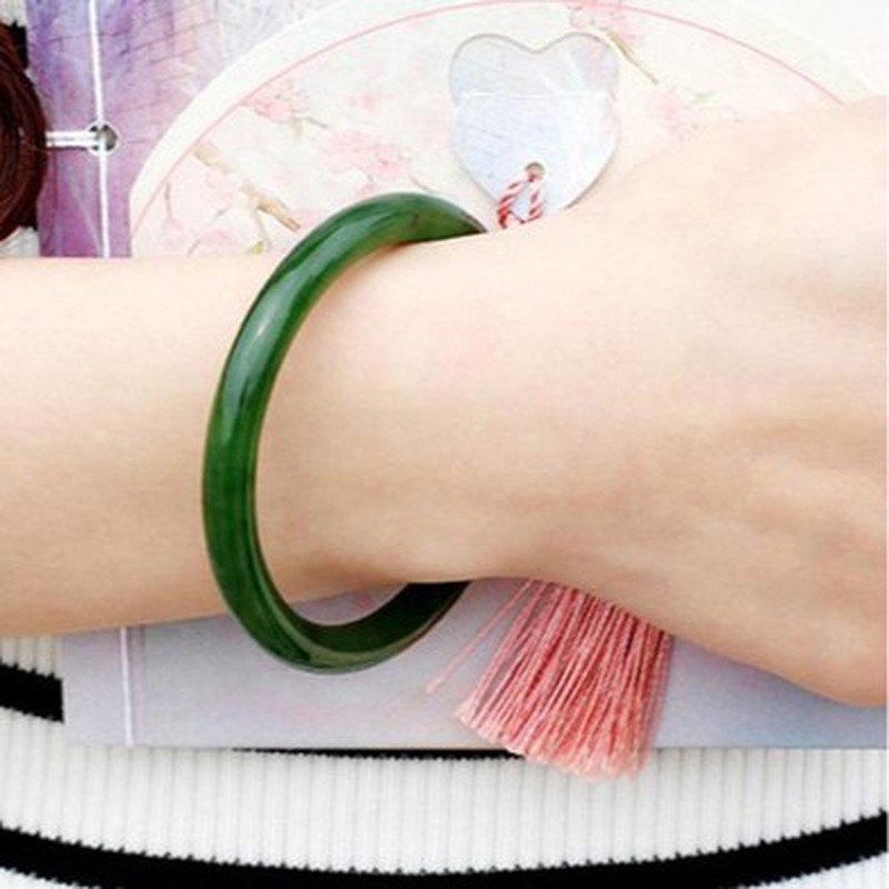 天然新疆ホータン産、細いバンド、女の子向けスタイル、古鉱山産 - Bracelets のレビューと価格