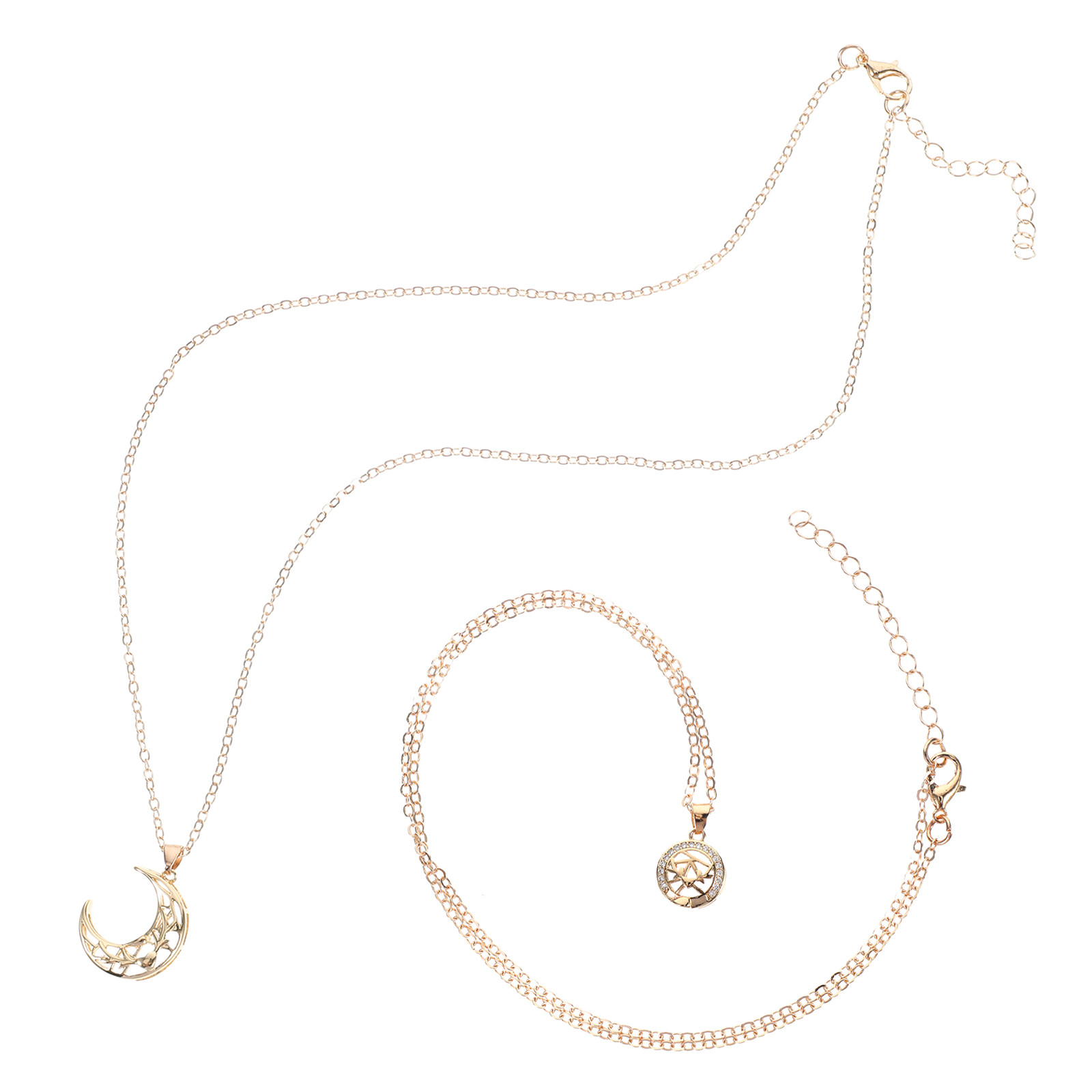 1ペアの太陽と月のネックレス、カップル用マグネット式合金ペン - Magnetic Couple Matching Necklaces のレビューと価格