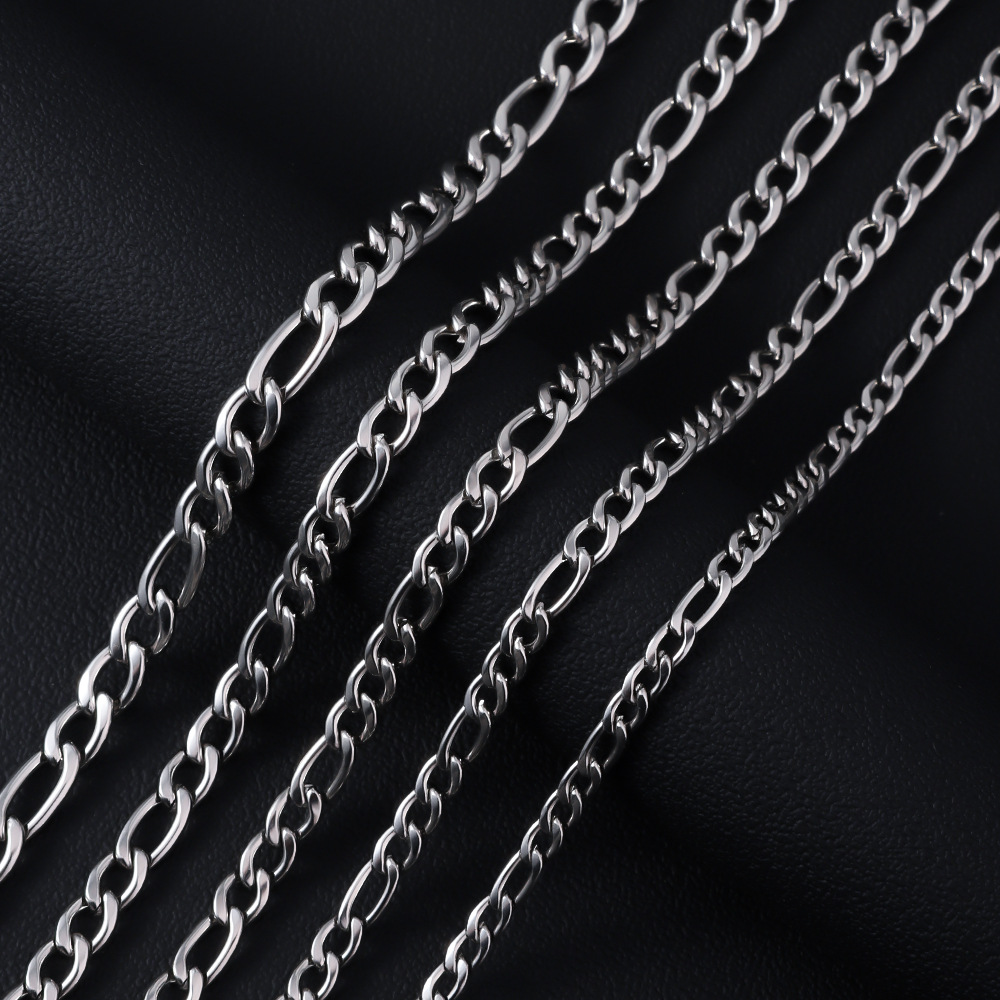 HNSP 316L ステンレス鋼フィガロチェーン男性用 5  - Cuban Link Chain 12Mm のレビューと価格