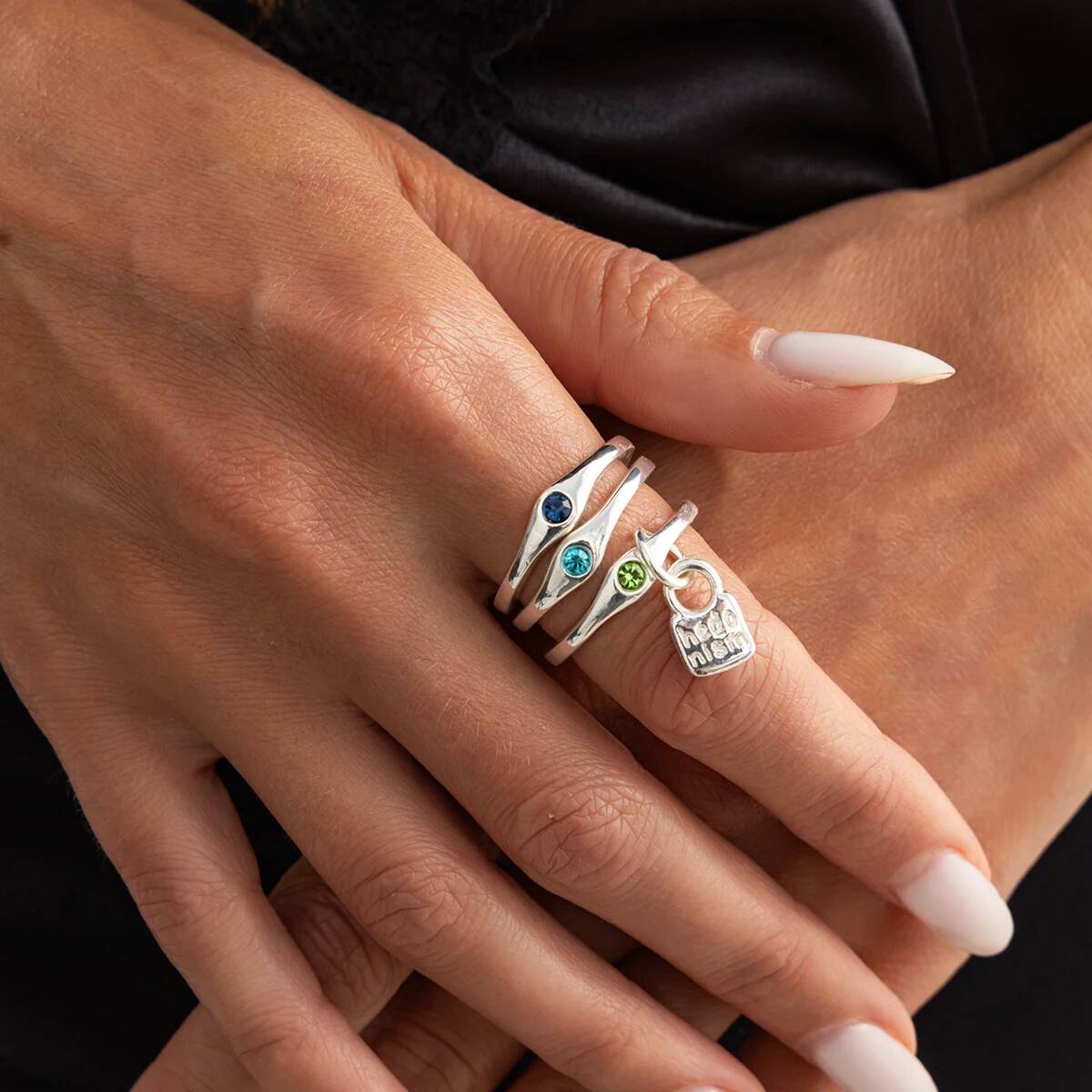Ingemark 3 ピース/セットヴィンテージ象嵌ラインス - Vintage Punk Knuckle Rings Set のレビューと価格