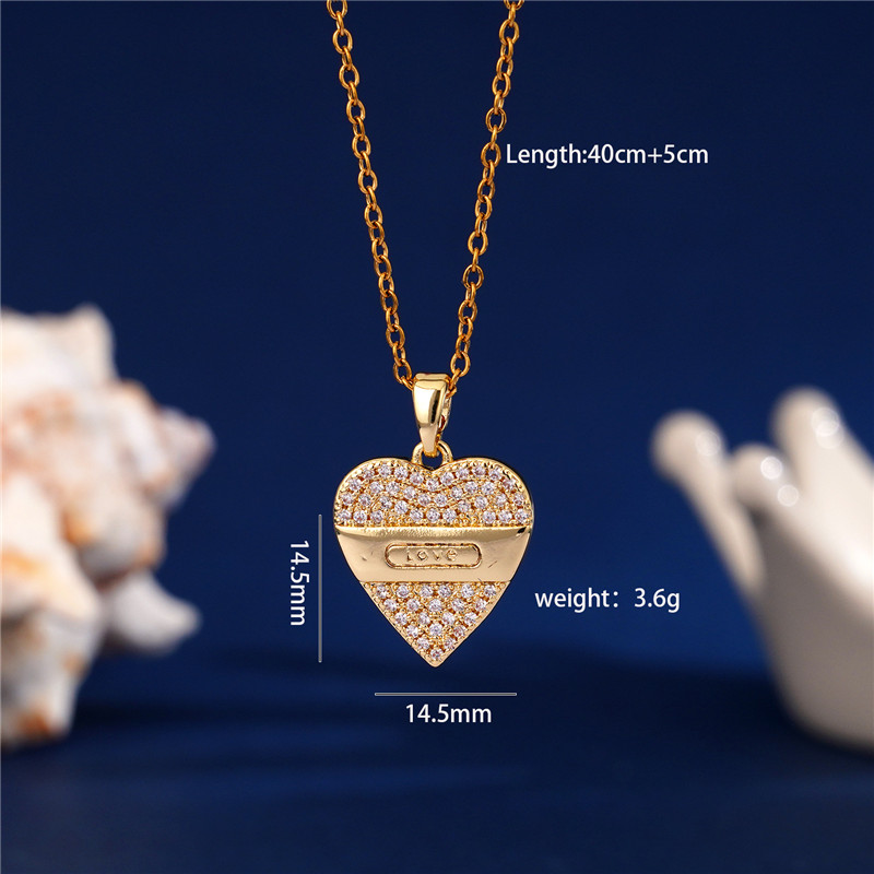 女性と女の子のための高級ネックレス,幾何学的なチョーカー,ス - Heart Locket Necklace Photo のレビューと価格