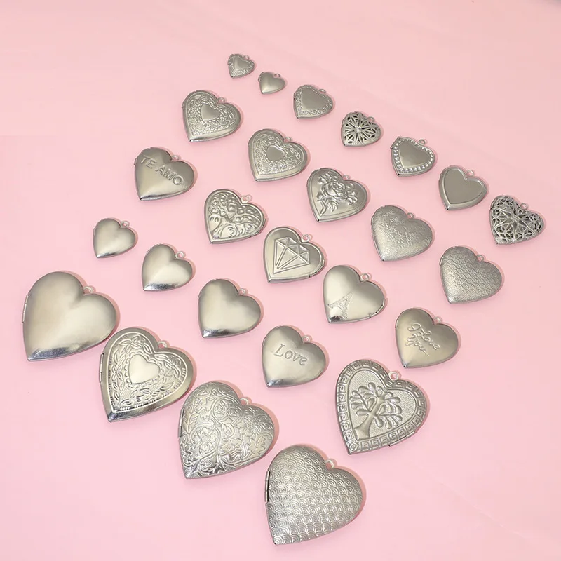 BoYuTe-316ステンレス鋼のハート型のロッカー,ペンダ - Heart Locket Necklace Photo のレビューと価格