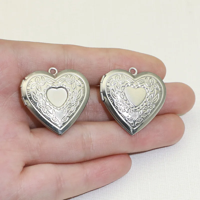 BoYuTe-316ステンレス鋼のハート型のロッカー,ペンダ - Heart Locket Necklace Photo のレビューと価格