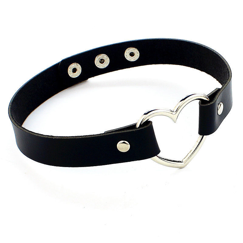 セクシーなスパイクパンク首輪レザーチョーカーネックレスボンデ - Goth Punk Spike Choker のレビューと価格