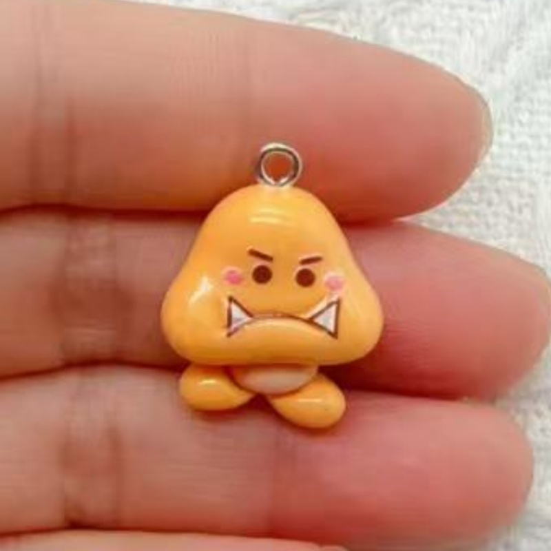10個入り樹脂製漫画ペンダント、DIYジュエリー製作イヤリン - Earrings のレビューと価格