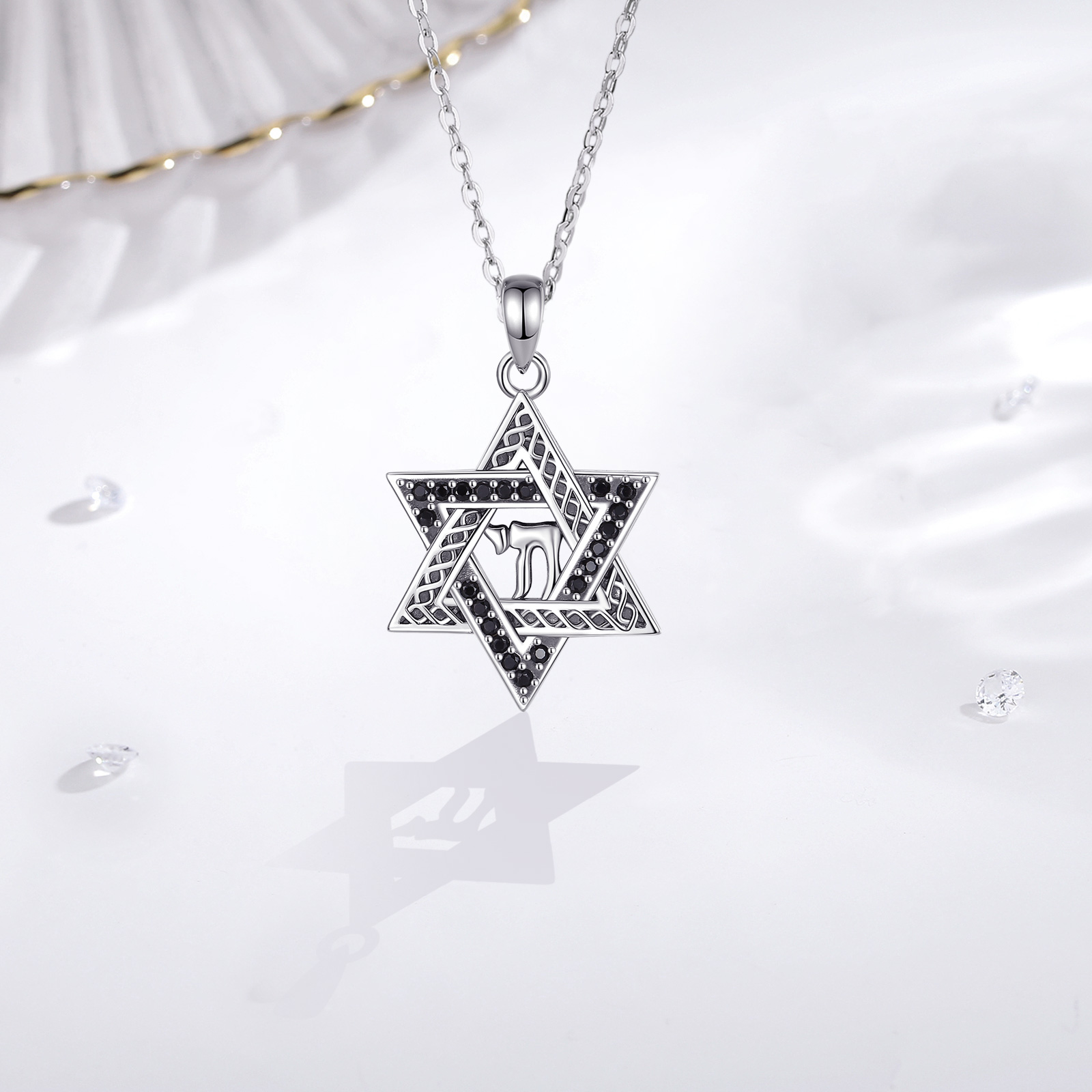 男性と女性のためのデビッドペンダントのEudora-925ス - 925 Sterling Silver Chain Necklace Men のレビューと価格