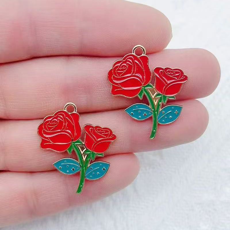 10 個植物フラワーブーケひまわりカーネーション DIY ア - Earrings のレビューと価格