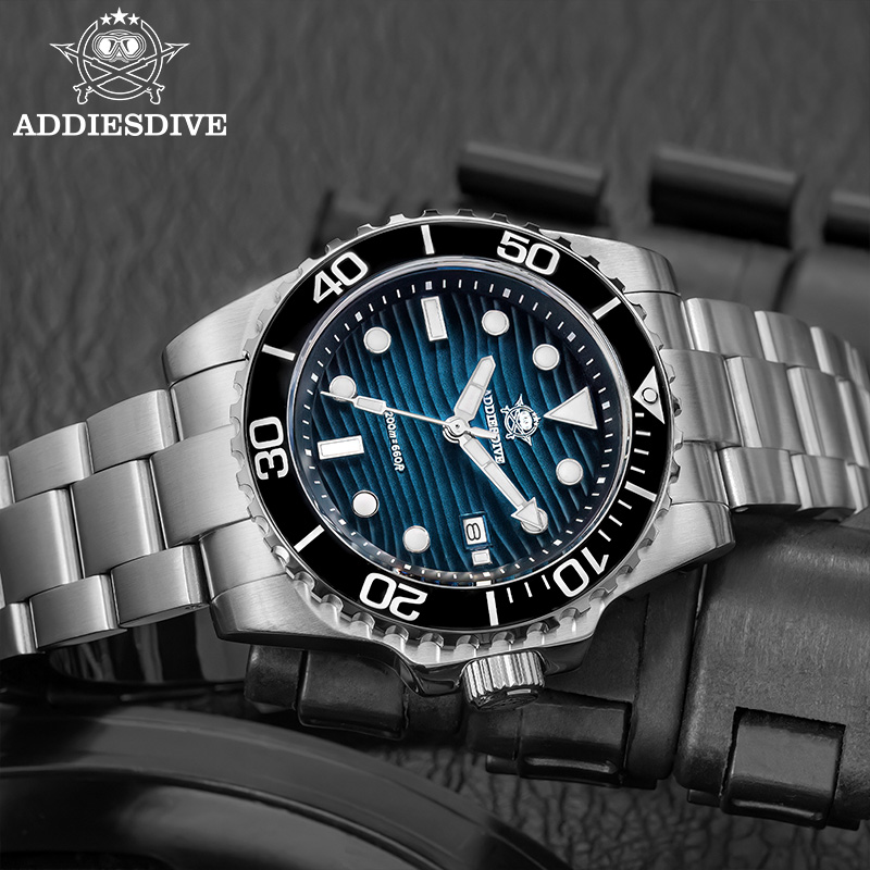 ADDIESDIVE メンズ 2115 クォーツ時計 サンド - Watch Accessories のレビューと価格