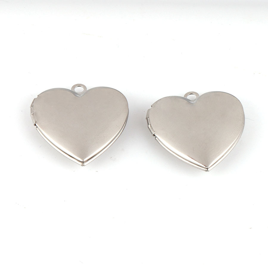 Fnixtarラブハートフォトフレームチャームステンレス鋼メ - Heart Locket Necklace Photo のレビューと価格