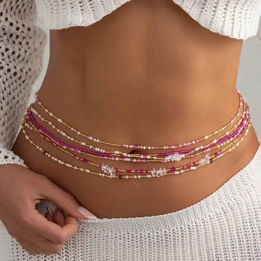 SHIXIN 6個セット ボヘミアン カラフル ライスビーズ - Body Jewelry のレビューと価格
